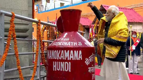 PM Modi in Badrinath
