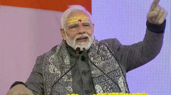 PM Modi at Mana Village