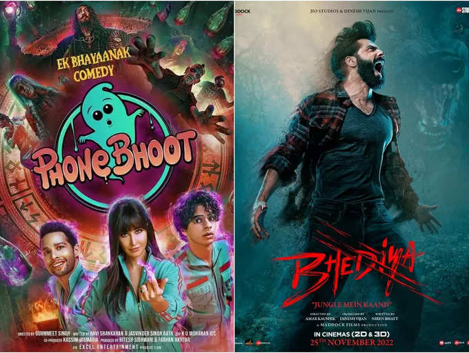 'Phone Bhoot' to 'Bhediya' Bollywood movies releasing in November 2022