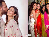 Sussanne Khan-Arslan Goni, Ekta Kapoor, Ridhi Dogra & other celebs shine in traditional outfits at Karishma Tanna’s Diwali party