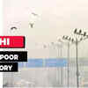 Article image for: Delhi: Day ahead of Diwali, poor air quality chokes national capital, <i class="tbold">aqi</i> in 'poor' category