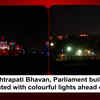 Article image for: <i class="tbold">rashtrapati bhavan</i>, Parliament building illuminated with colourful lights ahead of Diwali