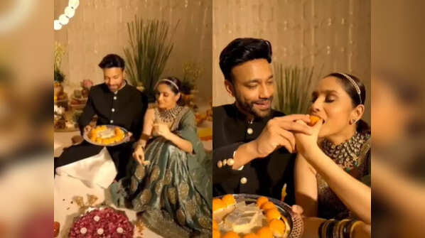 Ankita Lokhande and Vicky Jain