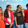 Ranchi: People watch the solar eclipse through strips of exposed x-ray films