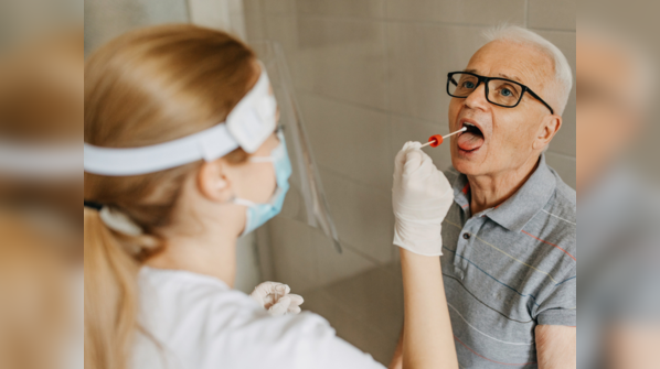 What should you do when you notice having COVID tongue?