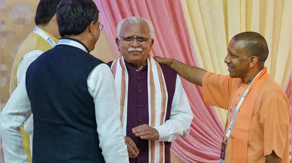 Photos: CMs & HMs attend chintan shivir at Surajkund