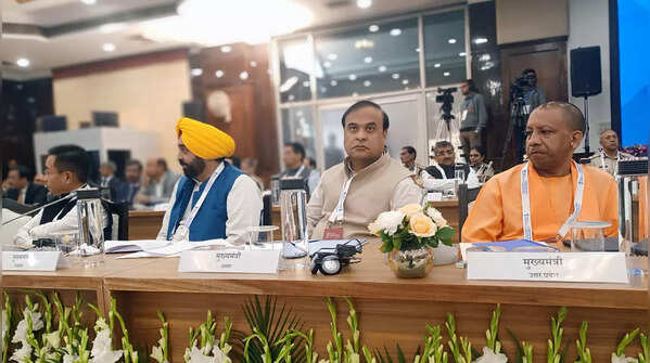 Photos: CMs & HMs attend chintan shivir at Surajkund