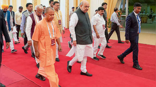 Photos: CMs & HMs attend chintan shivir at Surajkund