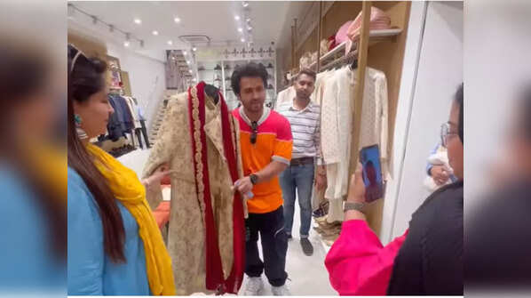 Sherwani shopping