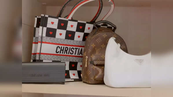 Expensive bags she owns