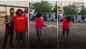 Yogi Babu playing cricket