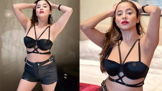'Urfi lite': Kate Sharma gets trolled for posting pictures and videos in black bralette