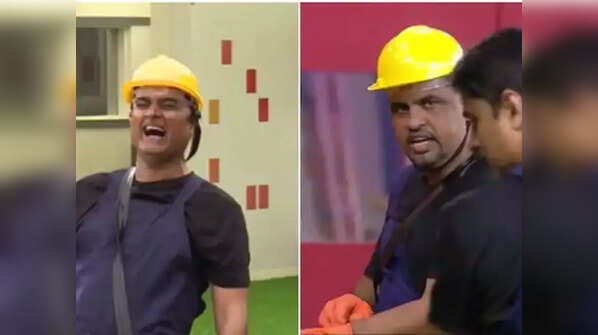 Prashanth Sambargi eliminates Roopesh Rajanna from the captaincy task