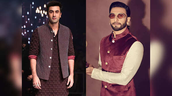 Ranbir Kapoor's textured kurta to Ranveer Singh's velvet jacket: Best wedding outfit ideas for men this season