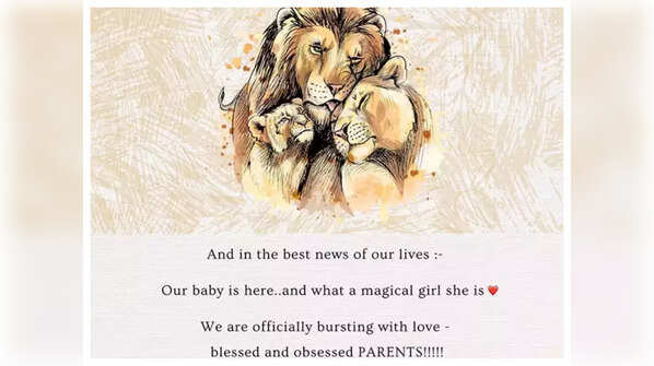 Welcoming the baby
