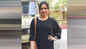 Neha Sharma strikes a pose for the paps