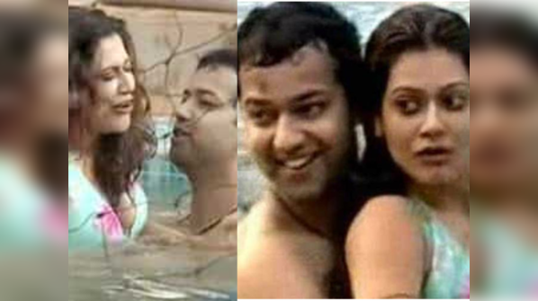 Rahul Mahajan and Payal Rohatgi