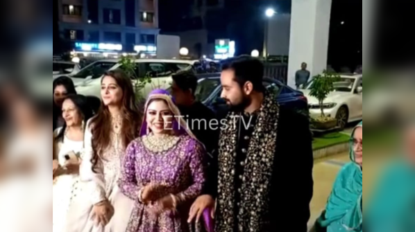 Told Shoaib it feels we got our daughter married
