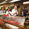 Tamil film Producer RB Choudhary at Krishna's funeral