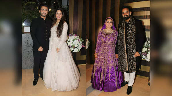 From Shoaib Ibrahim to Dipika Kakkar: Who wore what at Saba Ibrahim and Khalid Niaz's Mumbai reception