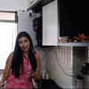 Her kitchen and mandir