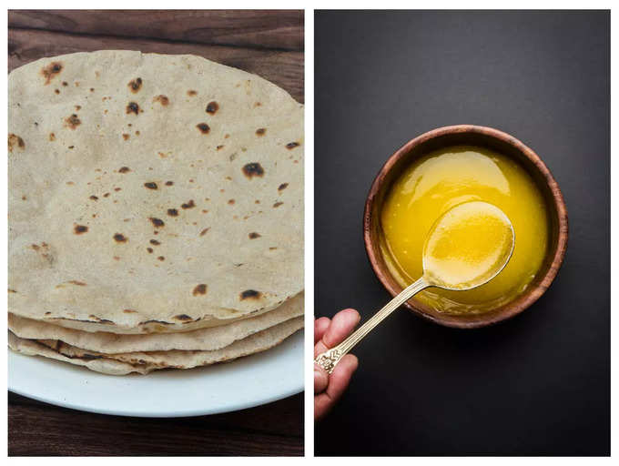 The tradition of applying ghee on roti Is it healthy? The Times of India