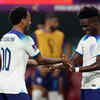 England lead 3-0 at <i class="tbold">halftime</i>