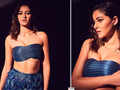 Ananya Panday sets hearts racing in electric blue tube top, see pictures