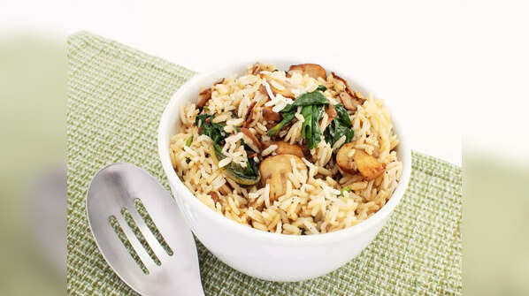 Mushroom brown rice