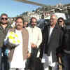 Congress Himachal Pradesh in-charge Rajeev Shukla and supervisors Bhupesh Baghel, Bhupinder Hooda arrive in Shimla ahead of legislative party meeting
