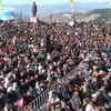 Thousands of people from across the state thronged the venue
