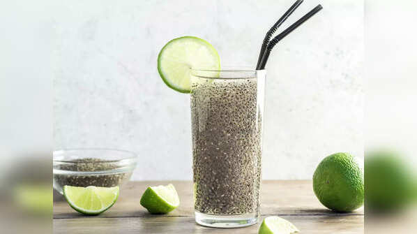 Chia seed detox water