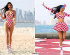 Who is Ivana Knoll? Meet Croatia's biggest cheerleader at 2022 FIFA World Cup in striking pictures