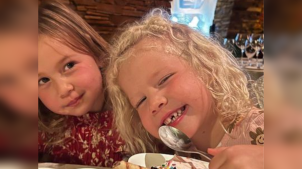 All about her kids and their dads