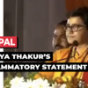 Article image for: 'Keep sharp knives at home,' Pragya Thakur’s inflammatory speech in Bhopal