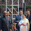 <i class="tbold">bengal cm</i> refused to sit after sloganeering annoyed her