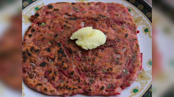 Beetroot paratha