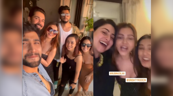 Rubina Dilaik and Abhinav Shukla's house party