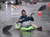 Heavy rain, snowfall lash California; see pictures