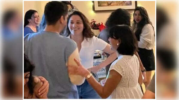 Vijay and friends surprise Tamannaah on her birthday