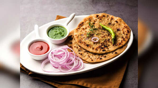Mixed vegetable multigrain parantha