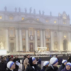 Article image for: Faithful walk into St. Peter's Square at the Vatican