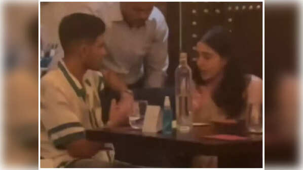 Sara Ali Khan and Shubman Gill