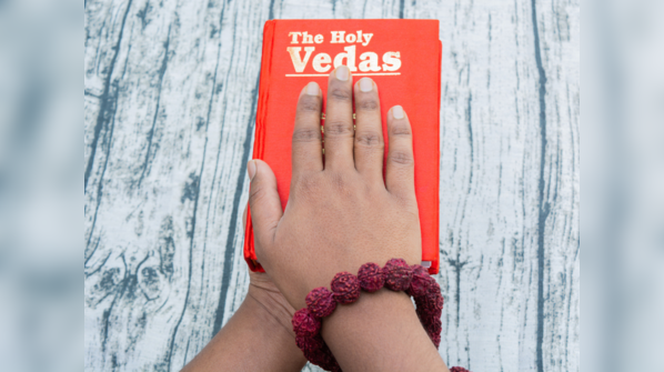 The word 'Veda' means knowledge