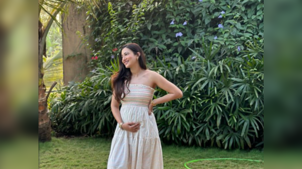 Gauahar Khan shares first baby-bump photo on her Instagram