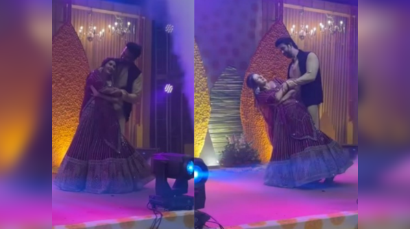 Amid the separation news, Charu Asopa and Rajeev Sen dance together at the latter's cousin's wedding