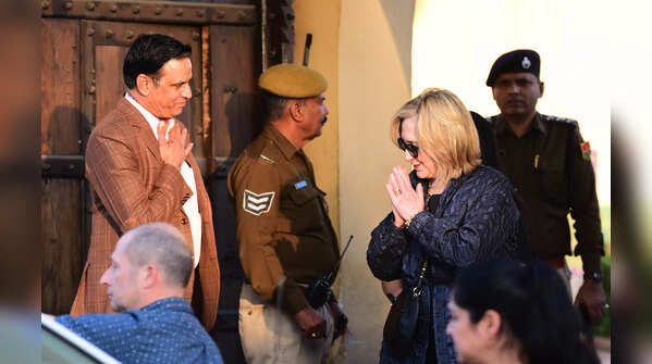 Hillary Clinton in Jaipur