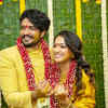 Article image for: <i class="tbold">vasishta</i> Simha & Hariprriya make it official, share engagement pictures with fans