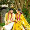 Article image for: <i class="tbold">vasishta</i> Simha & Hariprriya make it official, share engagement pictures with fans