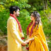 Article image for: <i class="tbold">vasishta</i> Simha & Hariprriya make it official, share engagement pictures with fans